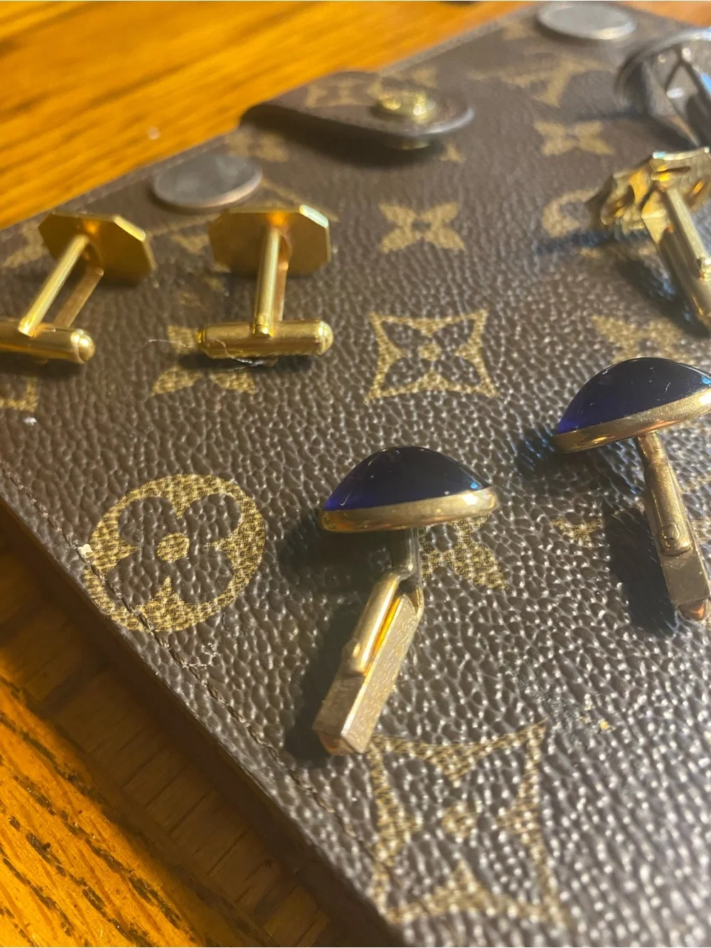 Vintage Mens Cufflinks Lot of 4 Pairs MCM Signed Swank Anson Retro Old Money